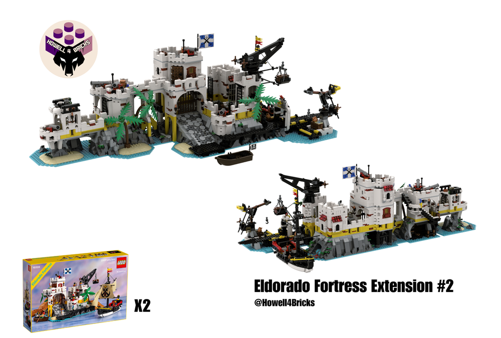 Lego Eldorado Extension #2 + Bonus Instructions