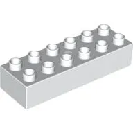 Duplo Brick 2 x 6 / White
