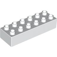 Lego Duplo Brick 2 x 6 / White