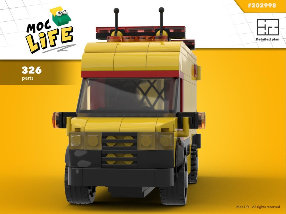 Lego Ford Transit 350 dually lifeguard