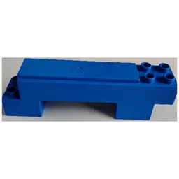 Duplo Road Section Straight 2 x 7 x 2 / Blue