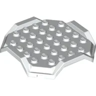 Plate Special 8 x 8 x 2/3 Octagon with Rim / White