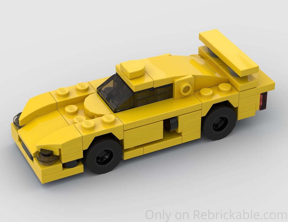 Lego Harrier GT1-98 Racing Car - Half Speed Champions Scale