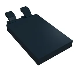 Tile Special 2 x 3 with 2 Clips [Thick U Clips] / Black