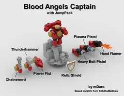 Blood Angels Captain with Jump Pack