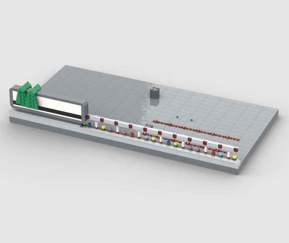 Lego BttF Twin Pines Parking Lot Diorama