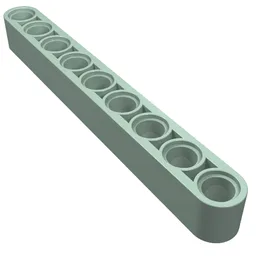 Technic Beam 1 x 9 Thick / Sand Green