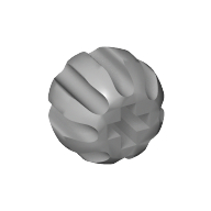 Lego Technic Ball with 8 Grooves / Light Bluish Gray