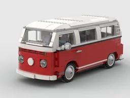 10220 VW T2 Van red