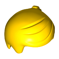 Lego Hair Rear Cowlick / Yellow