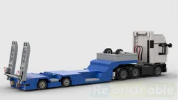 Trailer with wheel recesses