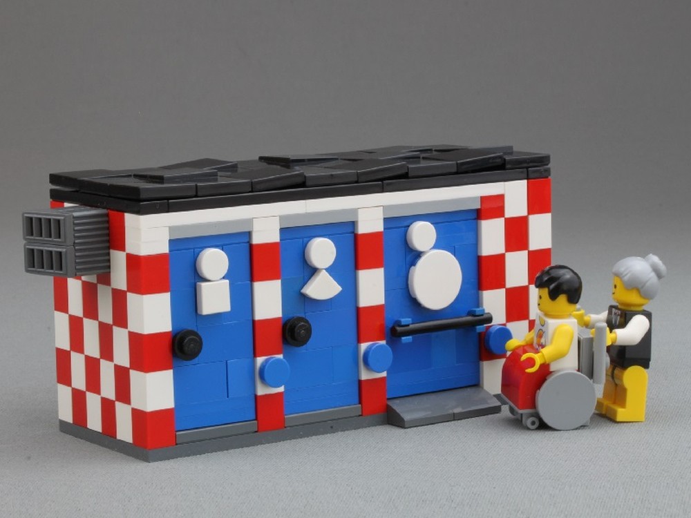 Lego Funfair Airport Toilet from LEGO Masters Denmark