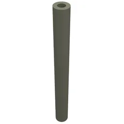 Hose Rigid 3mm D. 4L / 3.2cm / Dark Gray