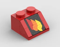 Upscaled 2x2 fire slope