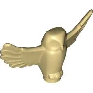 Animal, Bird, Owl Small with Open Wings [Plain] / Tan