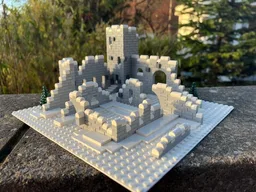 Winter Village Castle Ruin Version 2