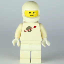 Classic Spaceman, White with Airtanks (2446 Helmet) (3626b Head)