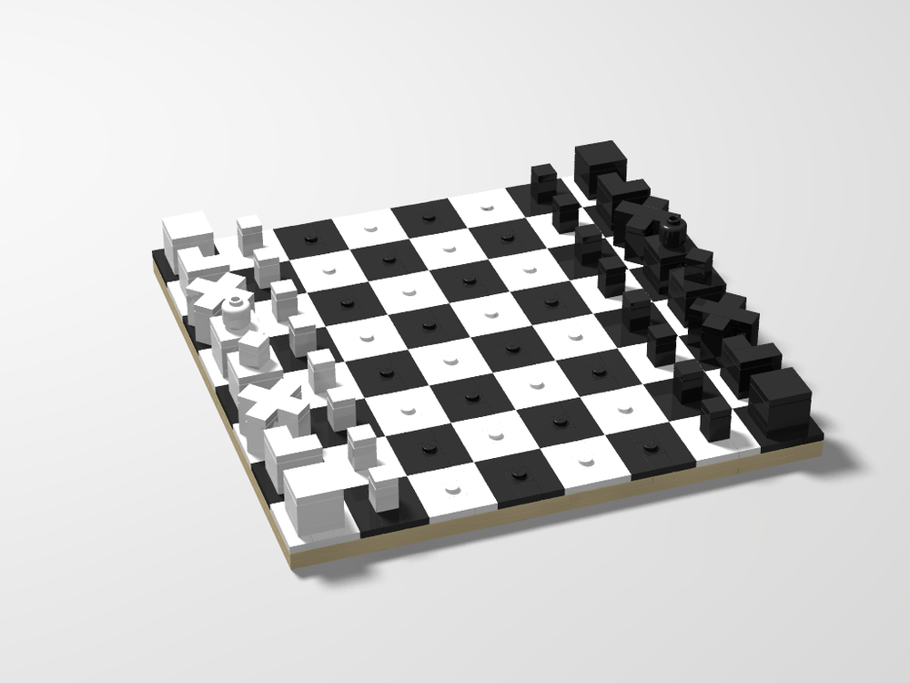 Lego Bauhaus chess set
