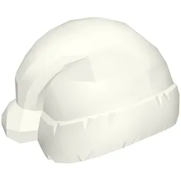 Santa Hat [Plain] / White