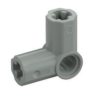 Lego Technic Axle and Pin Connector Angled #6 - 90° / Light Gray
