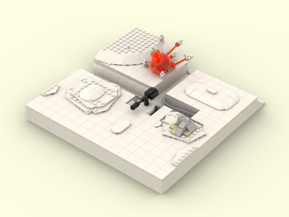 Lego Hoth Trench modular 1