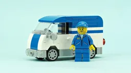 Small vintage van