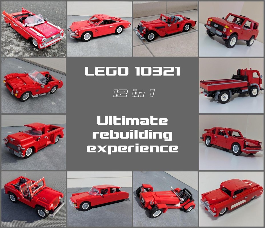 Lego 10321 Ultimate rebuilding experience (12 in 1)