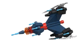 Micro Scale Neo-Classic Space Rocket
