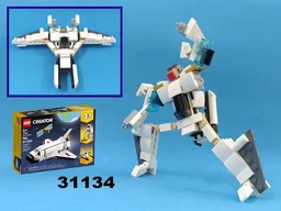 Transformer Space cruiser from LEGO Creator 31134: Space shuttle