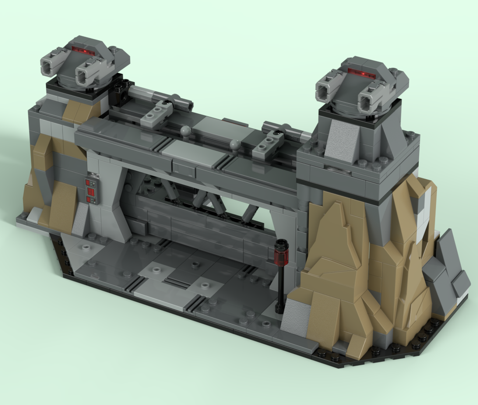 Lego Mandalorian Gate - combination 75386+75373