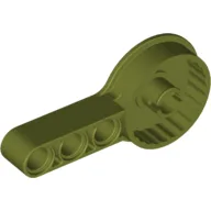 Technic Rotation Joint Disk with Pin and 3L Beam Thick / Olive Green