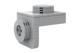 Upscaled 1x1 Downwards Facing Bracket