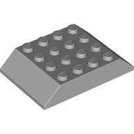 Lego Brick Sloped 45° 6 x 4 Double [aka Train Roof] / Light Bluish Gray