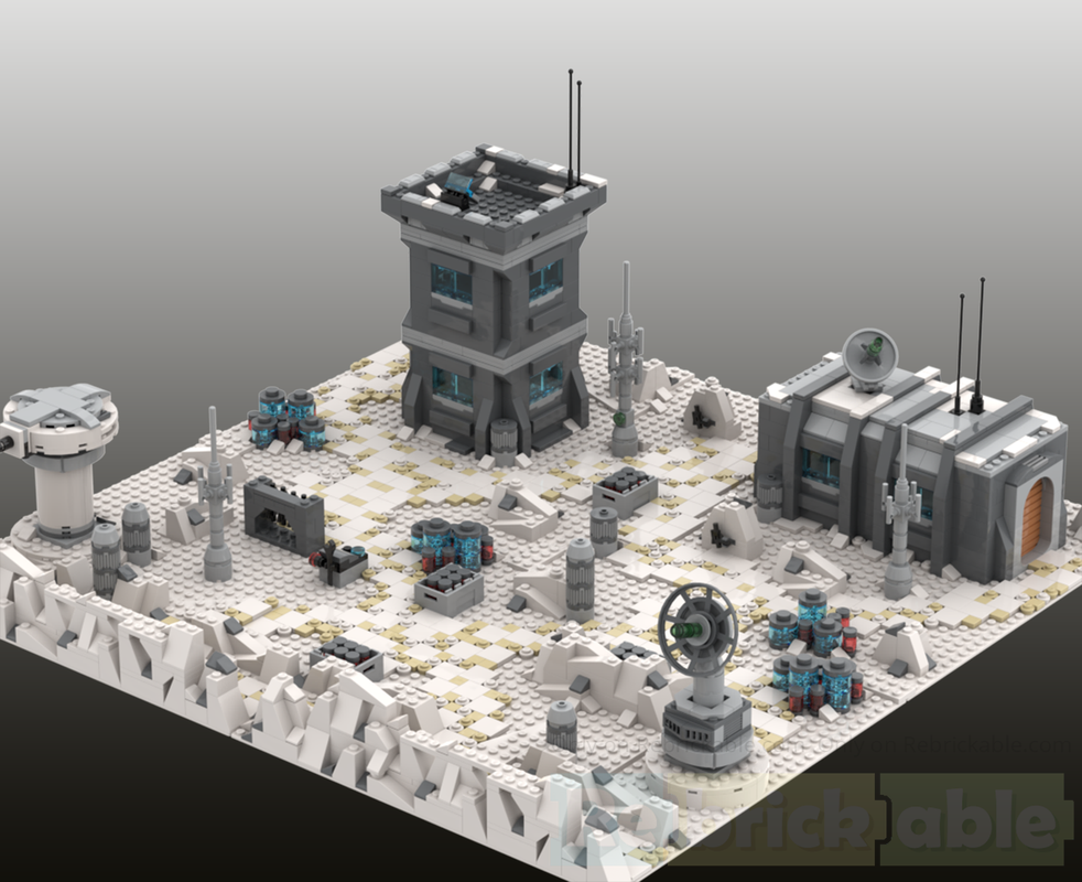 Lego Hoth battle base