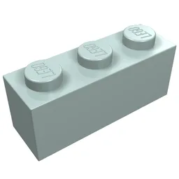 Brick 1 x 3 / Light Aqua