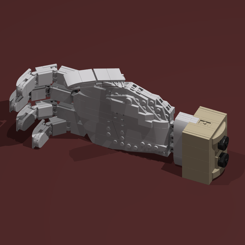 Lego Shigaraki Tomura's hands (right wrist fold)