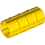 Lego Technic Axle Connector Ridged [with x Hole x Orientation] / Yellow