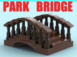 Park bridge for minifigs