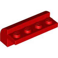 Lego Brick Curved 2 x 4 x 1 1/3 / Red