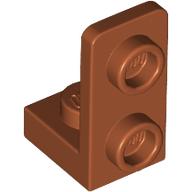 Lego Bracket 1 x 1 - 1 x 2 Inverted / Dark Orange