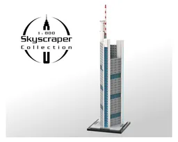 Commerzbank Tower 1:800 Scale