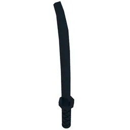 Weapon Sword / Katana [Octagonal Guard] / Black