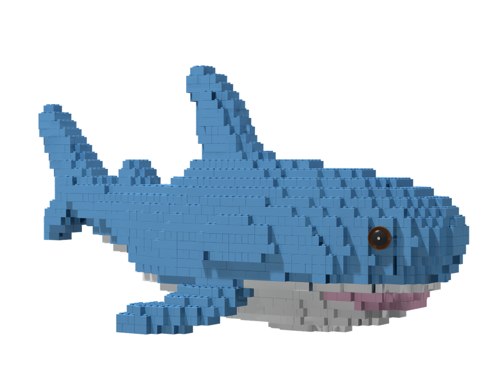 Lego Life size Baby Blåhaj