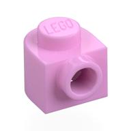 Lego Plate Special 1 x 1 x 2/3 Half Round with Side Stud / Bright Pink