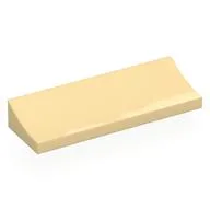 Brick Curved 2 x 6 Inverted / Tan