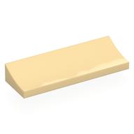 Lego Brick Curved 2 x 6 Inverted / Tan