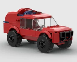 Light Rescue Unit - Closed Back Red & White