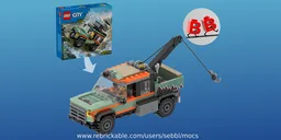 60447: Pickup Tow Truck