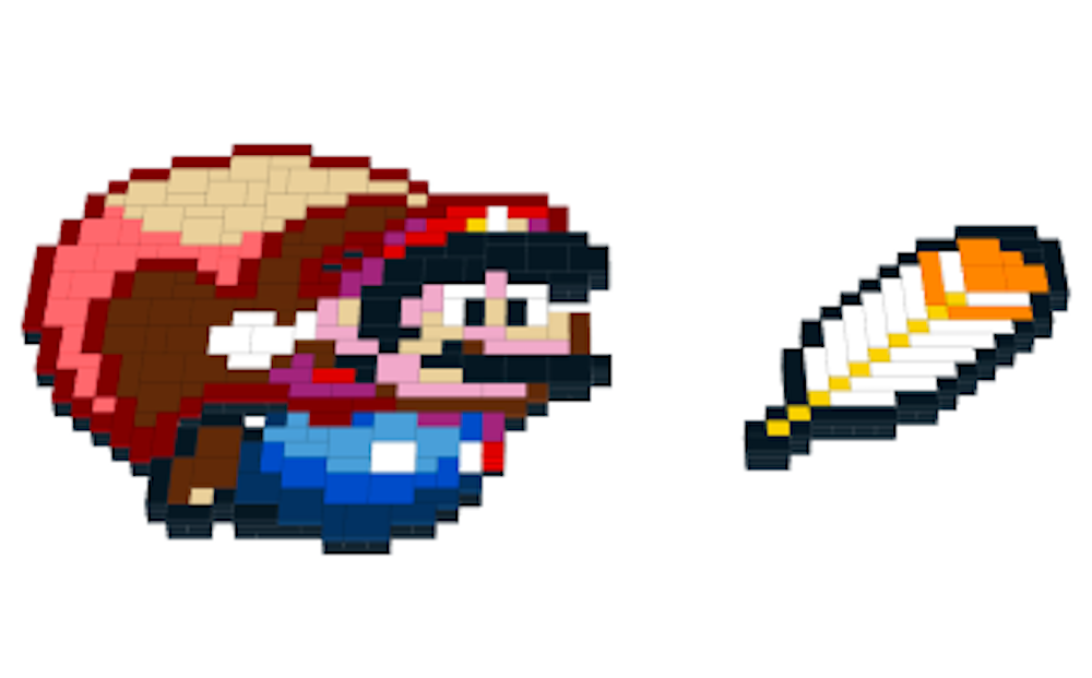 Lego Cape Mario and Feather