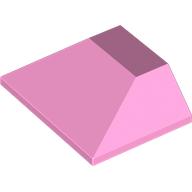 Lego Brick Sloped 45° 3 x 4 Double / 33° / Bright Pink